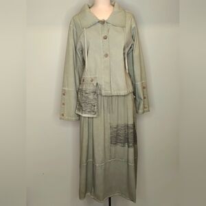 Luukaa "Glona" Skirt & Jacket Set NWT